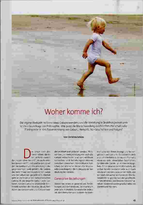 Vorschauseite 1: Woher komme ich?