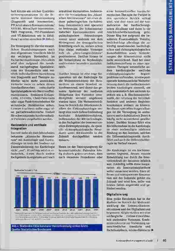 Vorschauseite 2: Innovatives und nachhaltiges Zukunftskonzept für die Kardiologie Teil II: Strukturelle Anpassungen in der Herzmedizin