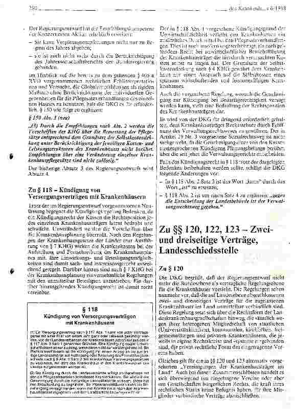 Vorschauseite 6: Stellungnahme zum Regierungsentwurf des Gesundheits-Reformgesetzes (GRG)