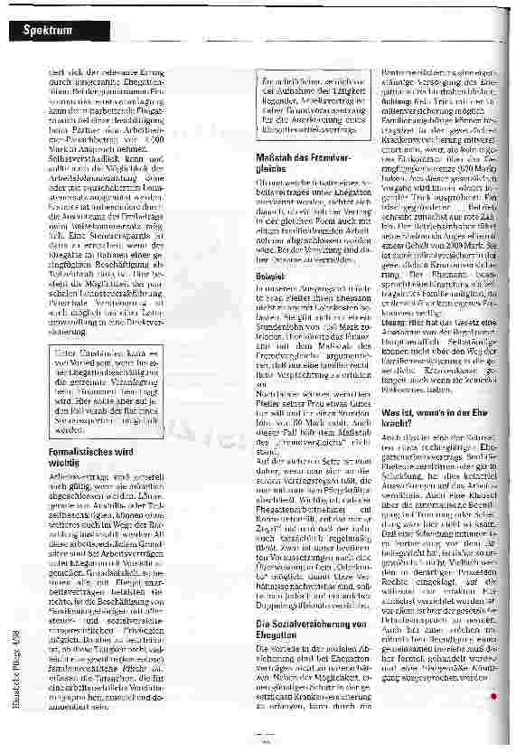 Vorschauseite 2: Pflegedienst, Familie und Co.