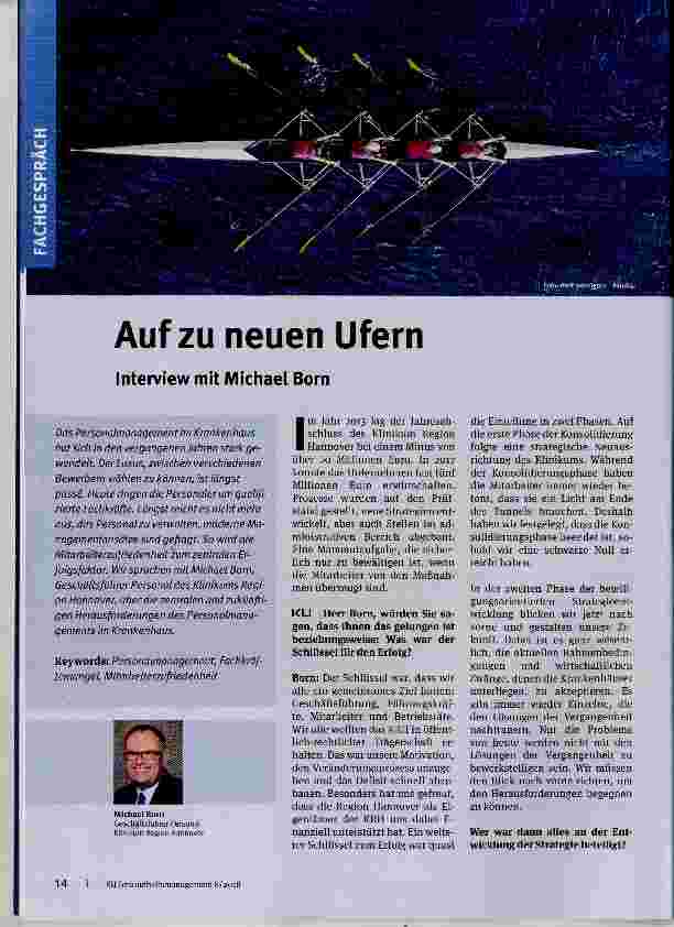 Vorschauseite 1: Auf zu neuen Ufern