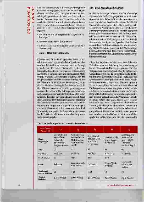 Vorschauseite 4: Physiotherapeutisch betreutes Gesundheitstraining bei Menschen mit schweren gesundheitlichen Beeinträchtigungen