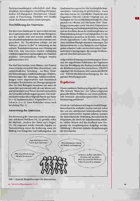Vorschauseite 5: Physiotherapeutisch betreutes Gesundheitstraining bei Menschen mit schweren gesundheitlichen Beeinträchtigungen