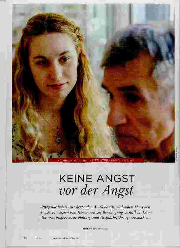 Vorschauseite 1: KEINE ANGST vor der Angst