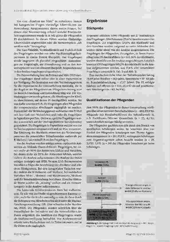 Vorschauseite 3: Die Praxis der psychiatrischen Intensivbetreuung bei Erwachsenen in der Deutschschweiz - eine deskriptive Querschnittstudie