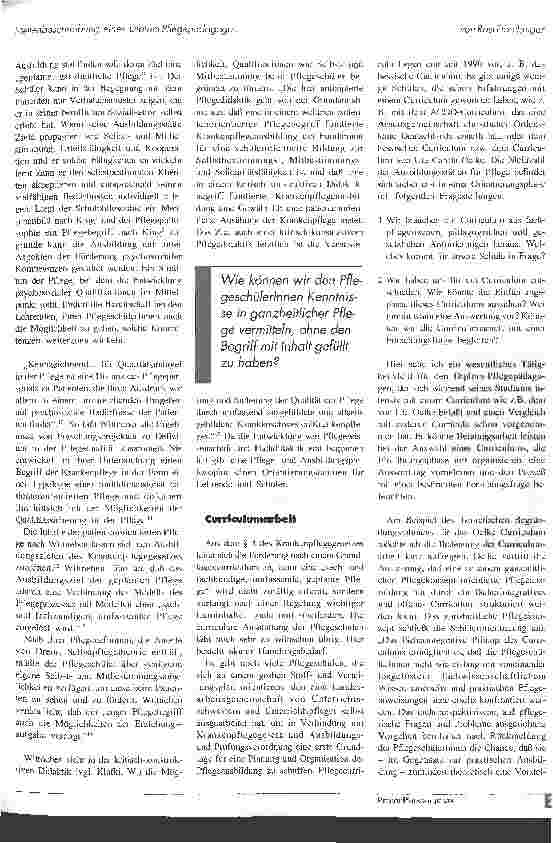 Vorschauseite 5: Stellenbeschreibung eines Diplom-Pflegepädagogen