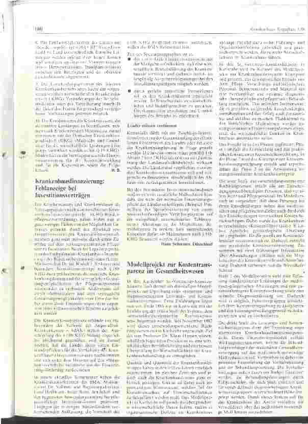 Vorschauseite 2: Krankenhausplanung: Was Sache ist ...