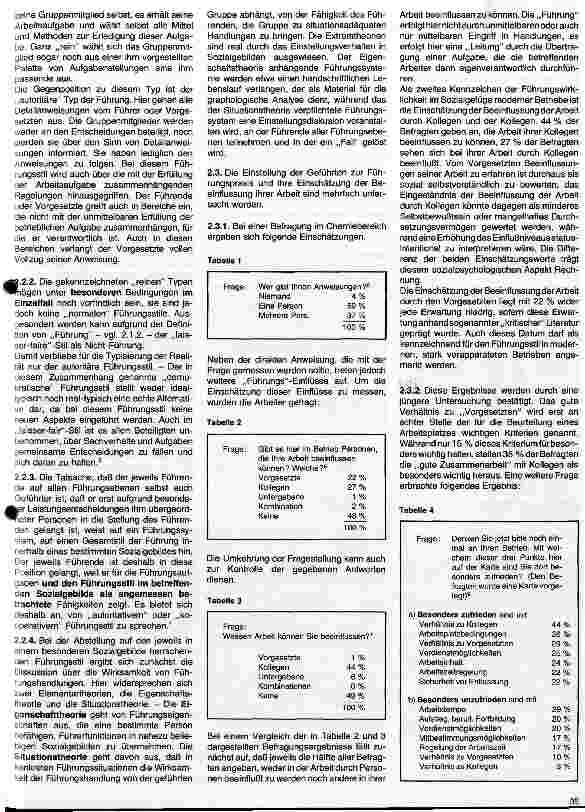 Vorschauseite 2: Sozialwissenschaftliche Aspekte 19 Folge: Unterrichtsbeispiel: Führungsstil und Betriebsklima - Schluß