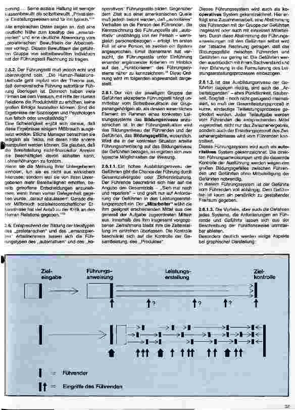 Vorschauseite 4: Sozialwissenschaftliche Aspekte 19 Folge: Unterrichtsbeispiel: Führungsstil und Betriebsklima - Schluß