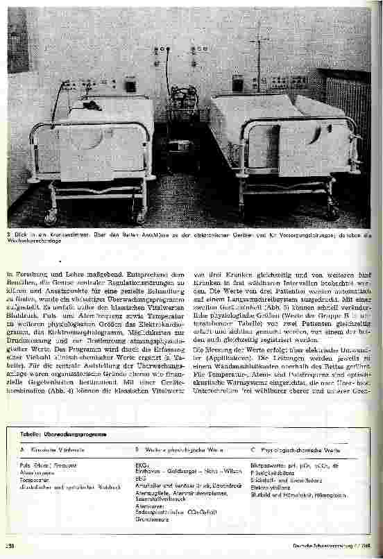 Vorschauseite 3: Moderne Technik als integrierter Teil einer neurochirurgischen Wachstation