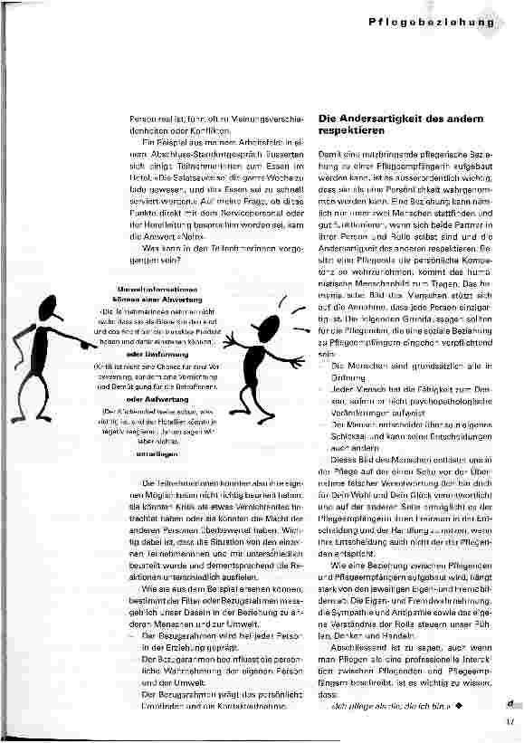 Vorschauseite 3: Soziale Beziehungen in der Krankenpflege