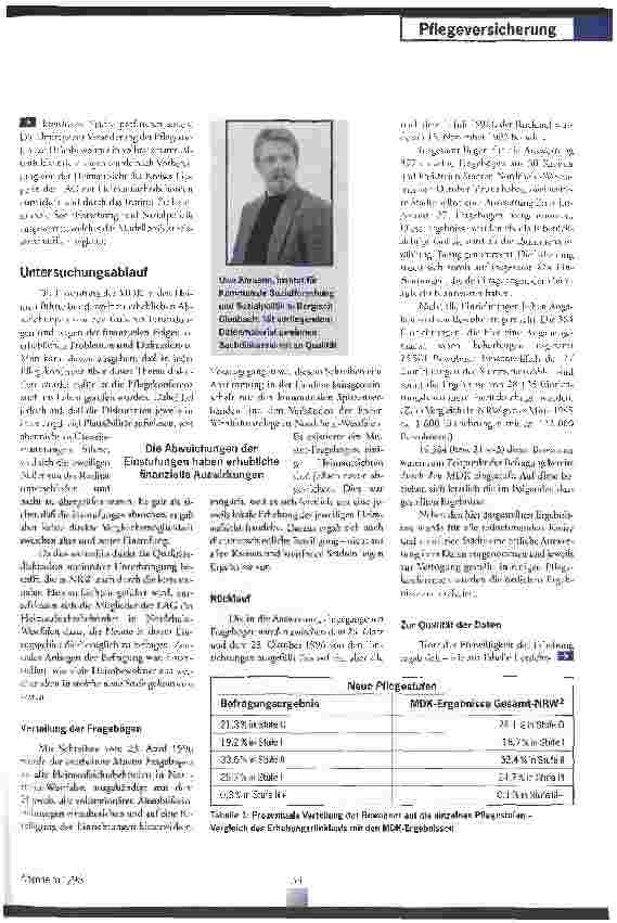 Vorschauseite 2: Alte und neue Pflegestufen