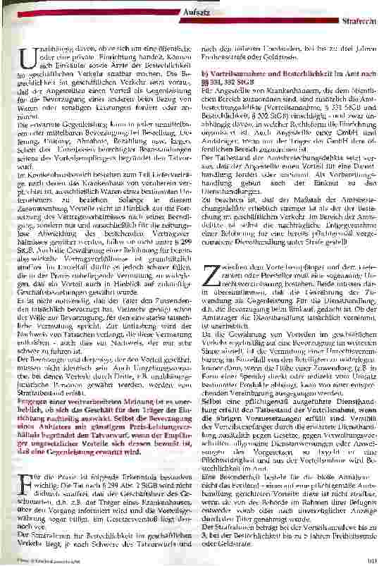 Vorschauseite 3: Krankenhäuser und Industrie Strafrechtliche Aspekte