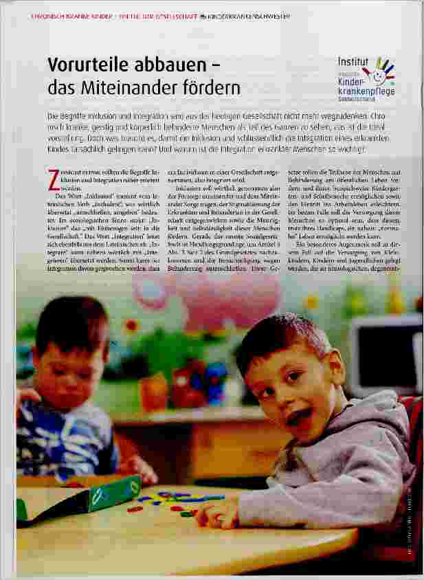 Vorschauseite 1: Vorurteile abbauen das Miteinander fördern