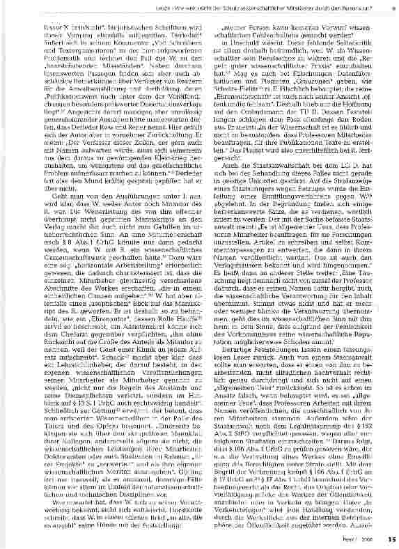 Vorschauseite 2: Wie weit reicht der Schutz wissenschaftlicher Mitarbeiter durch den Personalrat?
