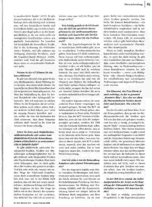 Vorschauseite 2: Medizin ist keine Kunst