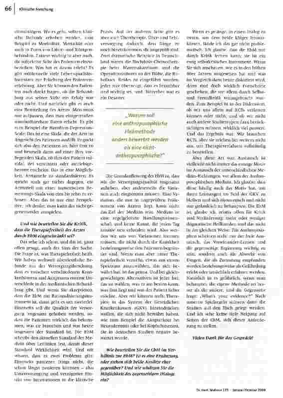 Vorschauseite 3: Medizin ist keine Kunst