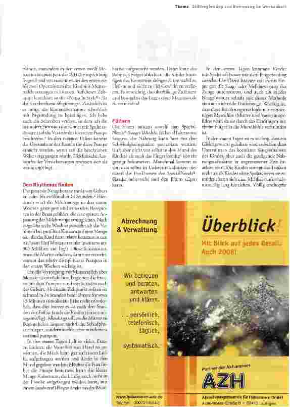 Vorschauseite 4: Konstante Betreuung in unruhigen Zeiten