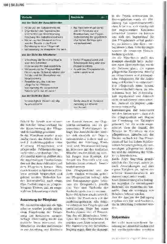Vorschauseite 3: Etablierung einer Ausbildungsstation
