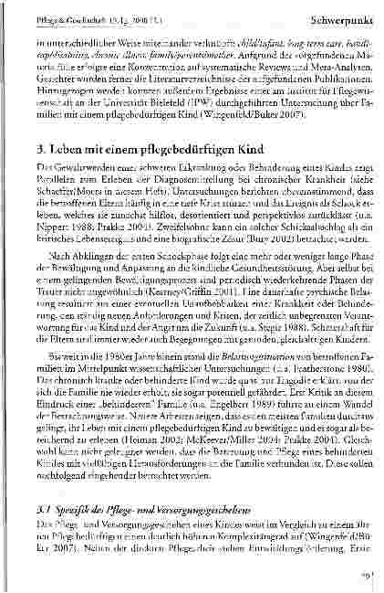 Vorschauseite 3: Familien mit einem pflegebedürftigen Kind