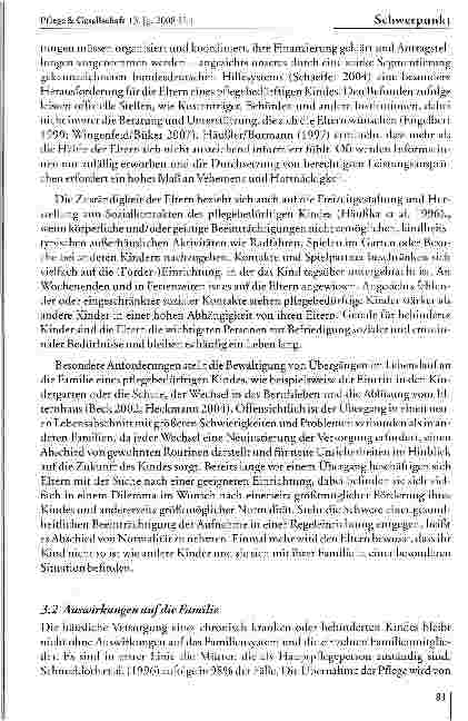Vorschauseite 5: Familien mit einem pflegebedürftigen Kind