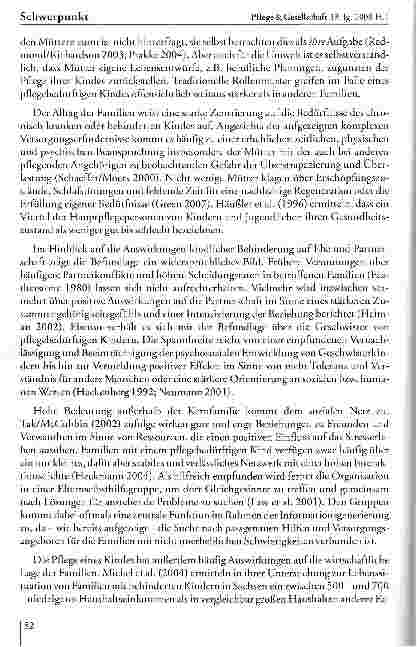 Vorschauseite 6: Familien mit einem pflegebedürftigen Kind