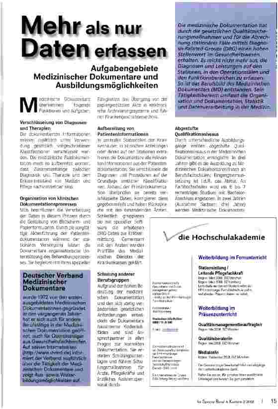 Vorschauseite 1: Mehr als Daten erfassen