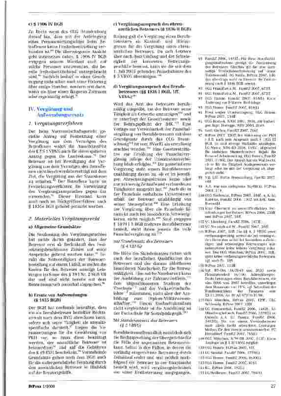 Vorschauseite 5: Die Entwicklung des Betreuungsrechts bis Anfang Juni 2007
