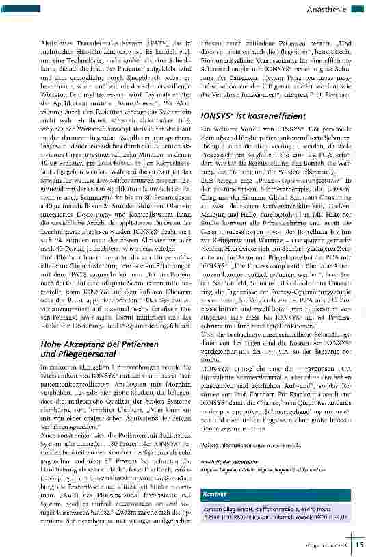 Vorschauseite 2: PCA ohne Nadel und Kabel