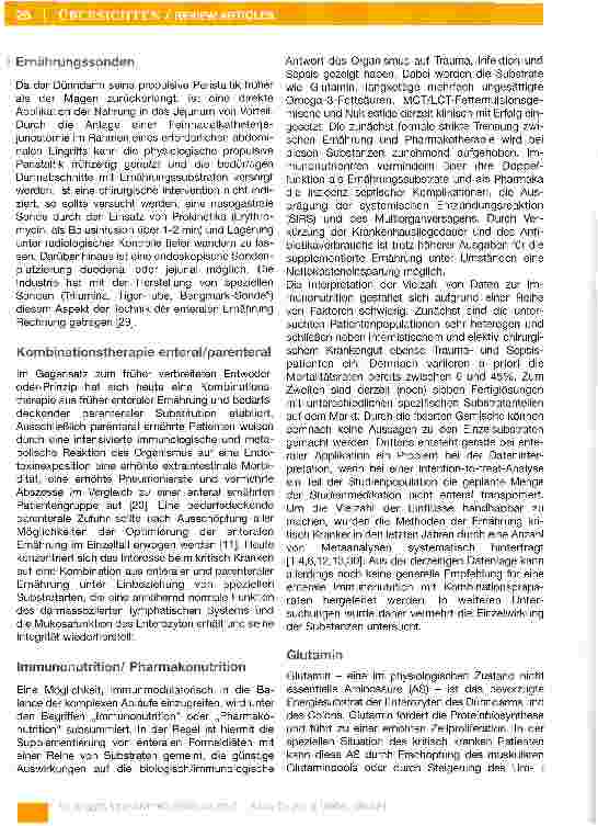 Vorschauseite 6: Störung des Gastrointestinaltraktes auf der Intensivstation