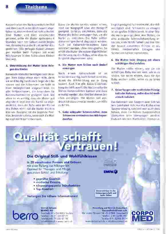 Vorschauseite 5: Auswirkungen des Kaiserschnittes auf Bonding, Psyche der Mutter, Mutter-Kind-Bindung und Stillen