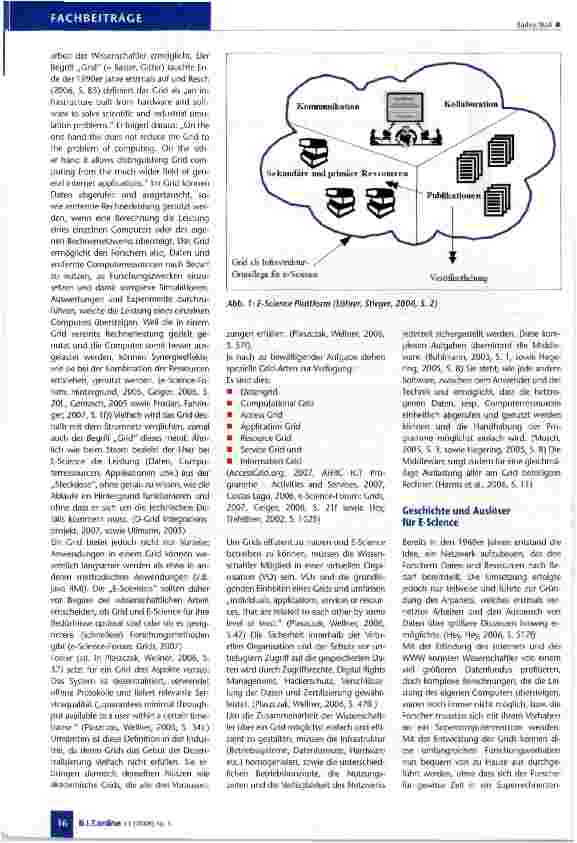 Vorschauseite 2: Die Einbindung von Bibliotheken in das integrative Wissenschaftskonzept