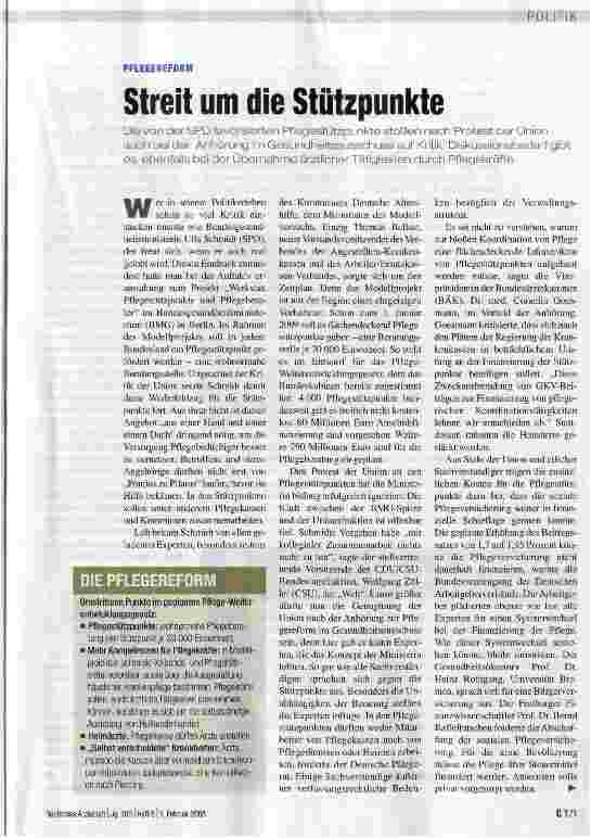 Vorschauseite 1: Streit um die Stützpunkte
