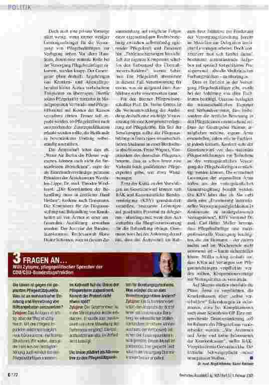 Vorschauseite 2: Streit um die Stützpunkte
