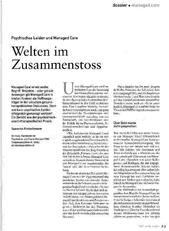 Vorschauseite 1: Welten im Zusammenstoss