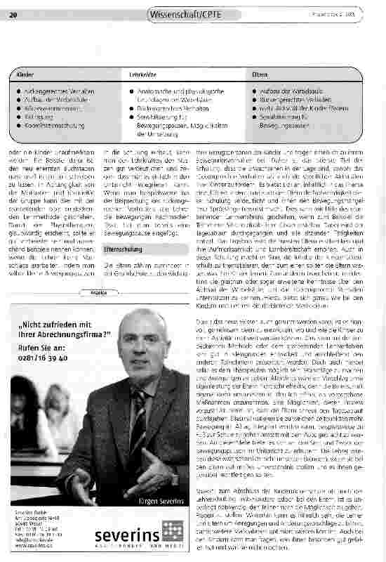 Vorschauseite 6: Rückenschmerzen bei Kindern