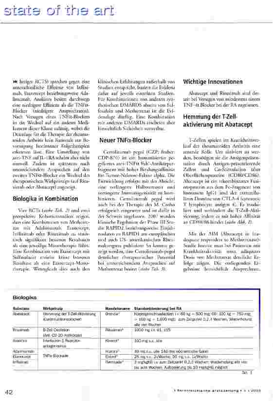 Vorschauseite 4: Rheumatologie update