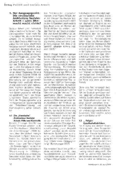 Vorschauseite 2: Wer herrscht in der Sozialen Arbeit? Oder: eine Re-Politisierung mittels Gouvernementalitätsdiskurs