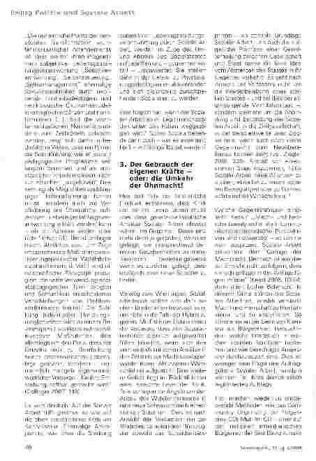 Vorschauseite 6: Wer herrscht in der Sozialen Arbeit? Oder: eine Re-Politisierung mittels Gouvernementalitätsdiskurs