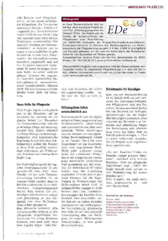 Vorschauseite 2: Gesundheitsberater -Ansprechpartner vor Ort