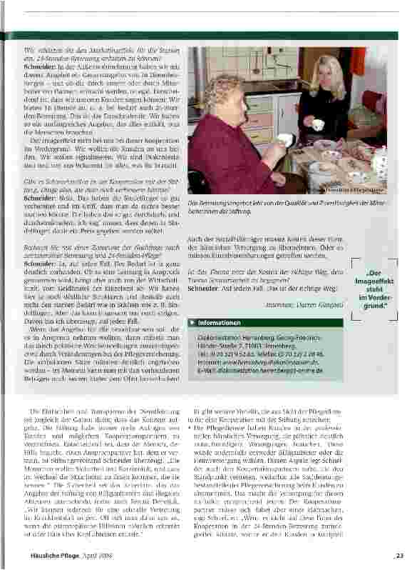 Vorschauseite 4: Wir klinken uns ergänzend ein