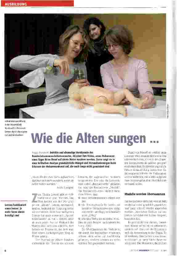 Vorschauseite 1: Wie die Alten sungen...