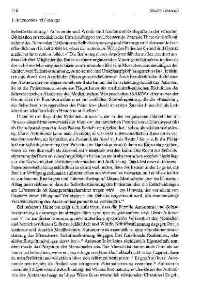 Vorschauseite 2: Selbstbestimmtes Sterben und medizinische Entscheidungen am Lebensende - eine ethische Problemexposition