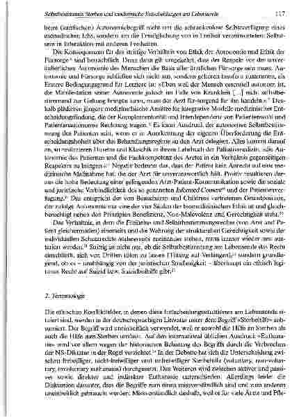 Vorschauseite 3: Selbstbestimmtes Sterben und medizinische Entscheidungen am Lebensende - eine ethische Problemexposition
