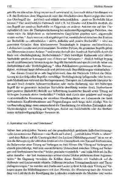 Vorschauseite 4: Selbstbestimmtes Sterben und medizinische Entscheidungen am Lebensende - eine ethische Problemexposition