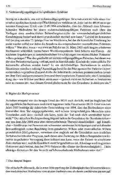 Vorschauseite 6: Selbstbestimmtes Sterben und medizinische Entscheidungen am Lebensende - eine ethische Problemexposition