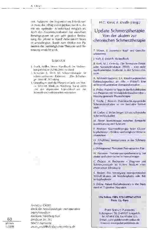Vorschauseite 5: PFLEGERISCHER ALLTAG AUF EINER SCHWERBRANDVERLETZTEN-LNTENSIVSTATLON