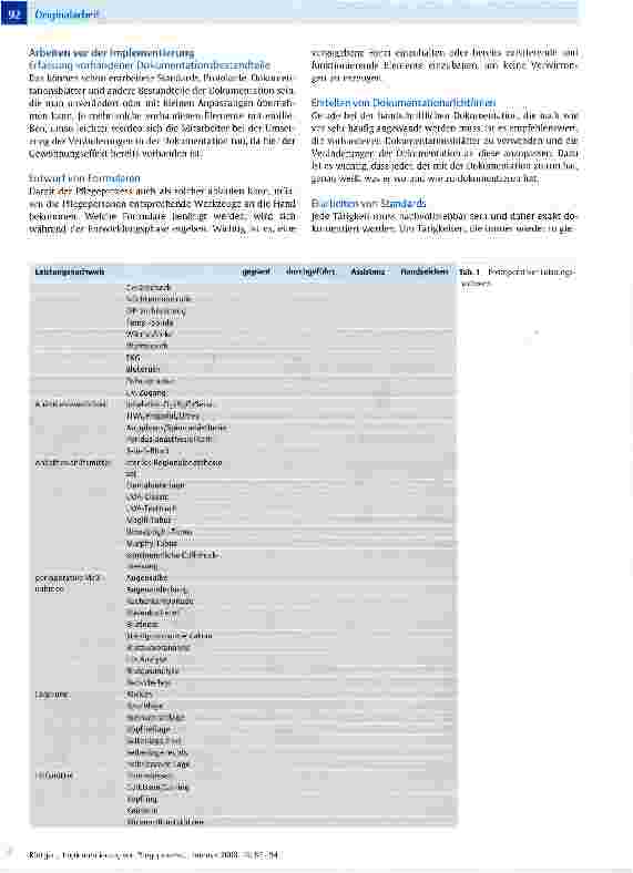 Vorschauseite 6: Implementierung von Pflegeprozess und Pflegedokumentation in der anästhesiologischen Tätigkeit