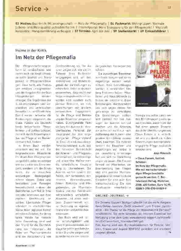 Vorschauseite 4: Mit Kennzahlen gegen Mangelernährung