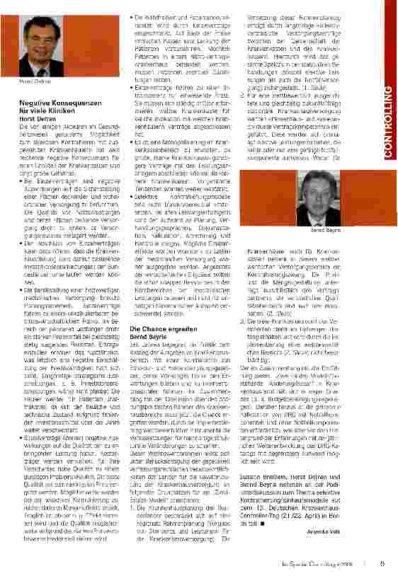 Vorschauseite 2: Mit der Einkaufstüte durch die Kliniklandschaft